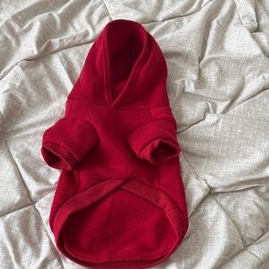 Cozy Red Dog Hoodie